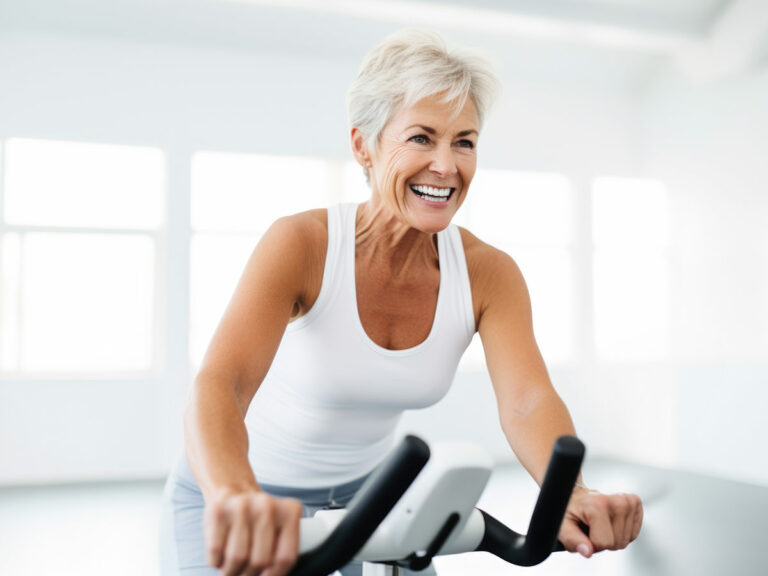 Exercise Bike at 55+ Community, Harmony Place