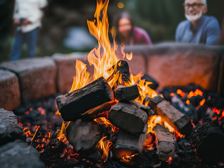Firepit at Harmony Place in Rutland